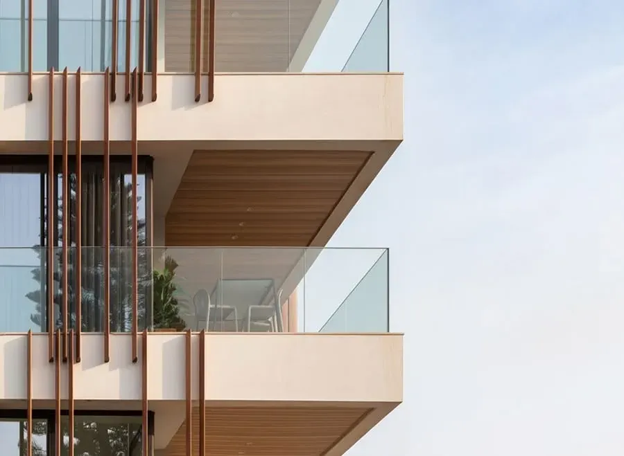 Garde-corps en aluminium, exemple de réalisation
