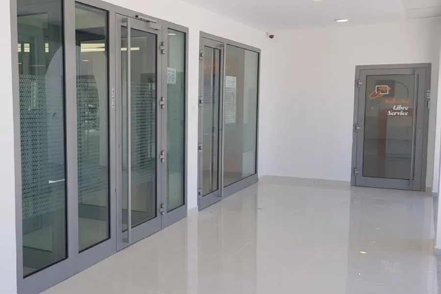 Menuiserie blindée en aluminium, exemple de réalisation