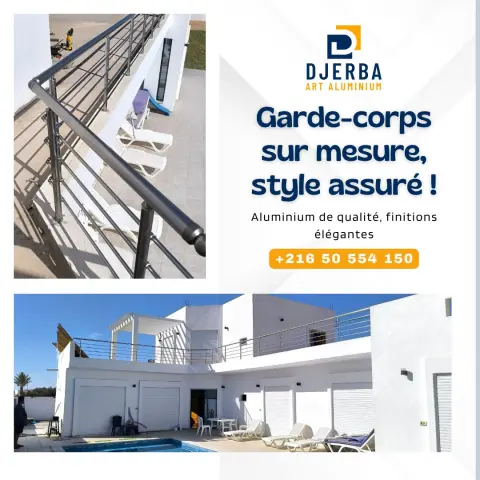 Réalisation 16 de Djerba art aluminium